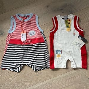Boys boutique rompers
